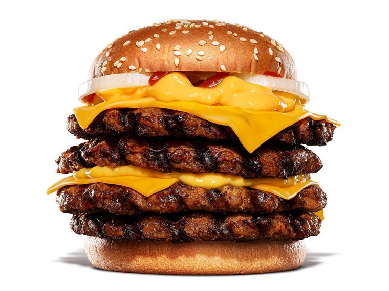超大型濃厚チーズバーガー。バーガーキングに「超ワンパウンドビーフ チーズバーガー」が登場!の画像