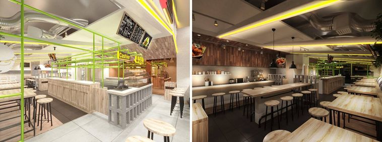 “カラフルな” ハンバーガーレストラン「バーガーアンドビールカラー」が大手町にオープン!サイドメニューも充実の画像