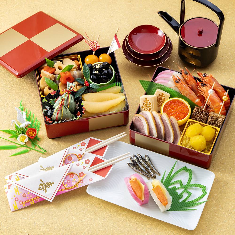 重箱 三段 越前塗り 未使用 祝い膳 お正月 お節料理