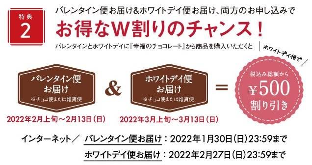 「幸福（しあわせ）のチョコレート2022」キャンペーン