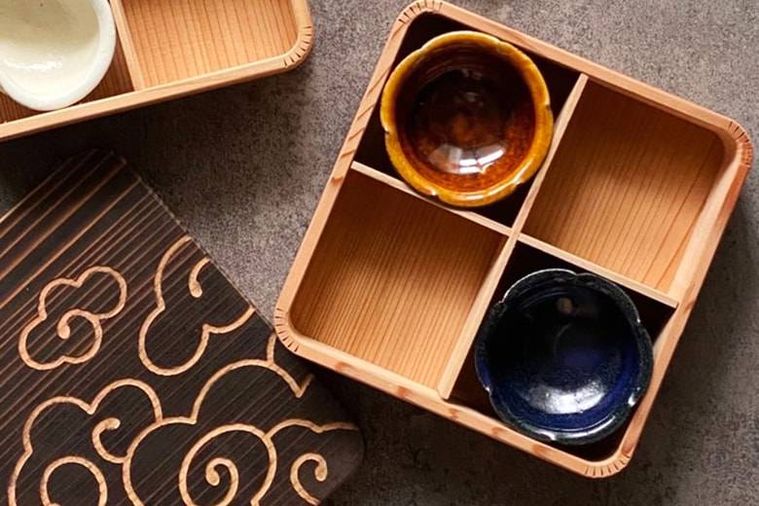 自然に還る木と土のおべんとう箱。「kiando」が数量限定で発売の画像