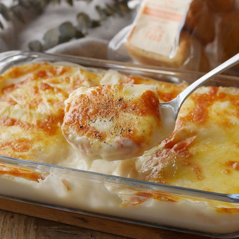 チーズたっぷりのグラタン