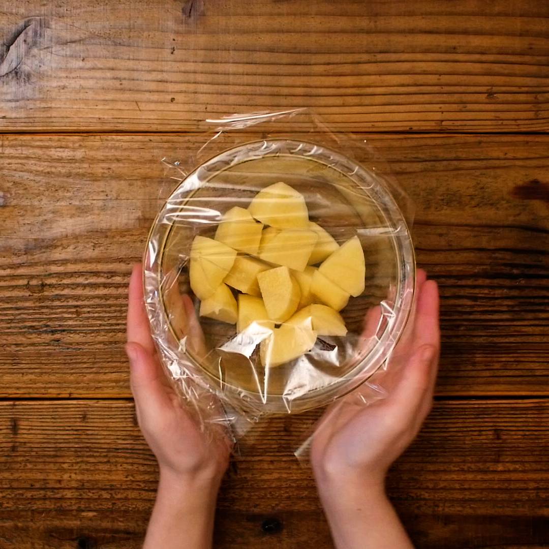 羽つき パリパリチーズのポテトツナ餃子 Macaroni