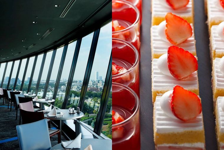 ニューオータニ東京であまおうスイーツフェアが開催中!限定デザートやアフタヌーンティー、ビュッフェまでの画像
