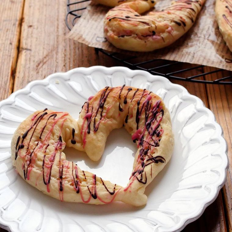 ハート型のスイーツ