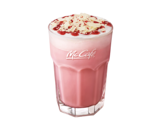 マックカフェに「ホワイトチョコストロベリーフラッペ」登場!期間限定で味わえる3種の画像