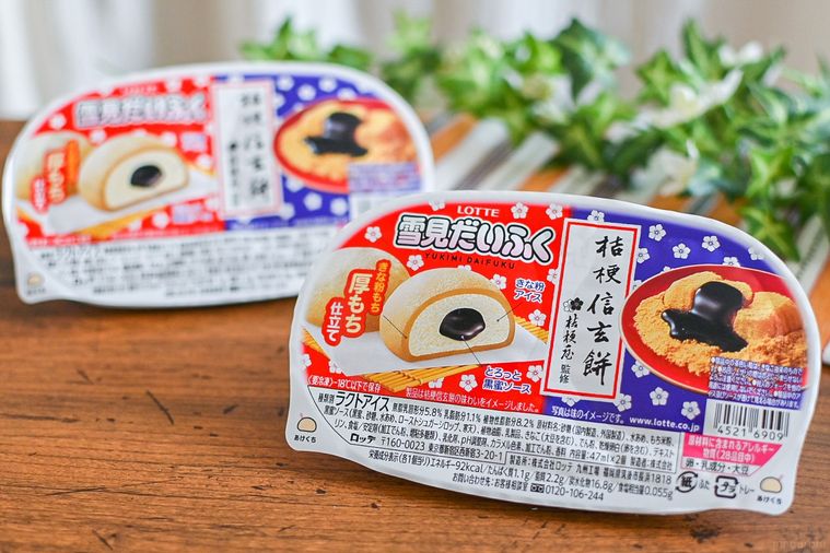 雪見だいふく×桔梗信玄餅が夢のコラボ!本家のおいしさそのままで即完売の予感【365日アイス女子】の画像