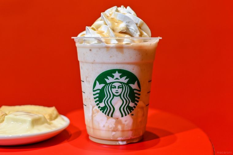 焼きホワイトチョコがずるい!スタバ新作フラペチーノ®は生ホワイトチョコレートが主役の画像