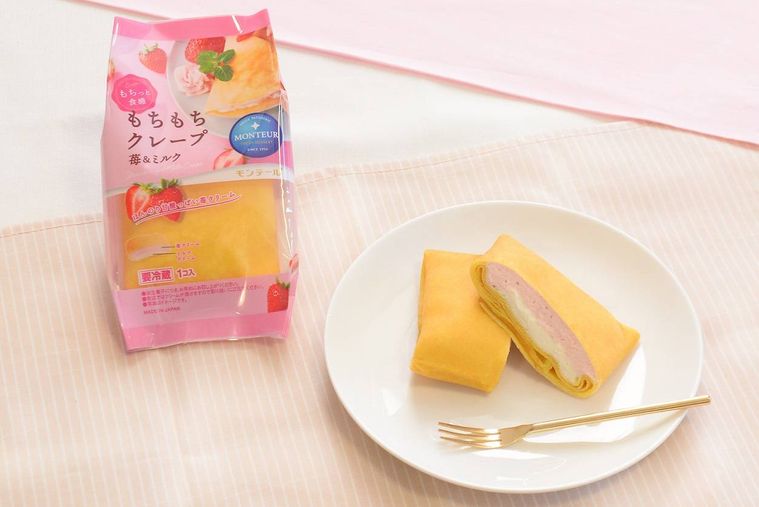 モンテールのクレープがリニューアル!「もちもちクレープ・生チョコ」が新発売の画像