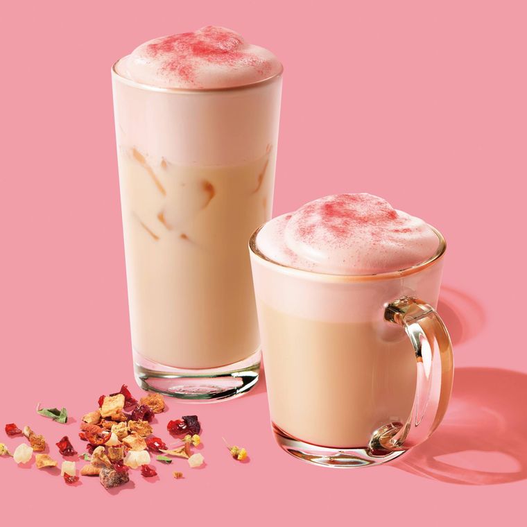 3店舗限定!スターバックスに春の新作ピーチティーラテとフラペチーノが登場の画像