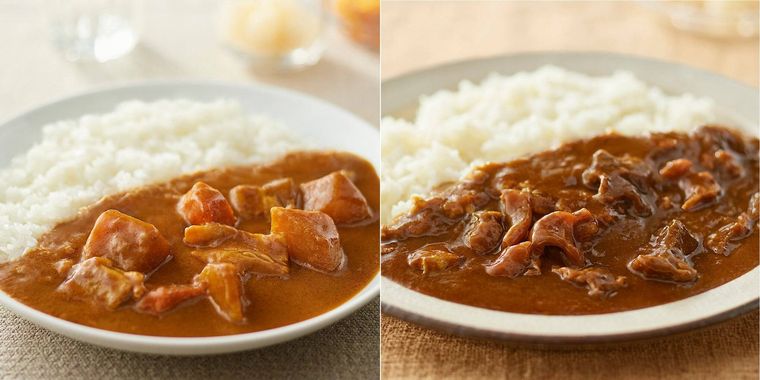 無印良品に素材を生かしたカレーの新作登場!具材のボリュームを楽しめるポークと牛すじの2種類の画像