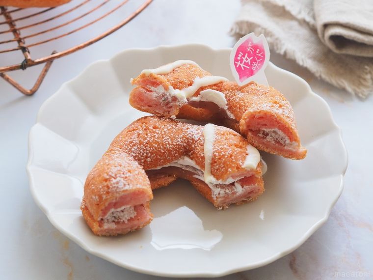 ミスド新作「桜が咲くドドーナツ」全4種を実食!2022年は和菓子らしいもっちり感が特徴の画像