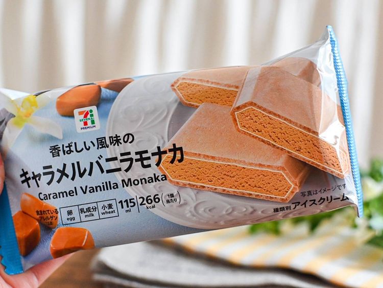 セブン限定 キャラメルバニラモナカ 登場 ザクザク感と上品な甘さがたまらない 365日アイス女子 Macaroni