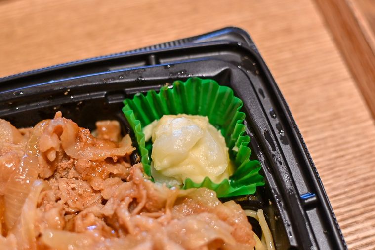 ミニストップのタレ弁 豚生姜焼き弁当のポテトサラダ