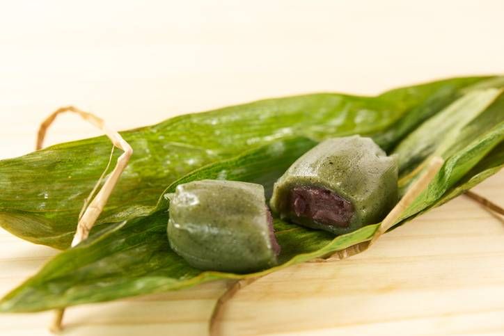 笹に包まれた笹団子