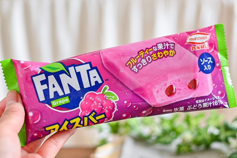 ファンタグレープがアイスになって登場!フルーティーでジューシーな味わいが夏にぴったり【365日アイス女子】の画像