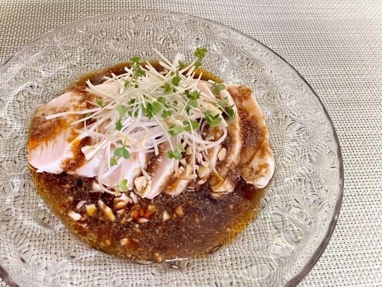 国産鶏のサラダチキン 淡路島の藻塩を使ったよだれ鶏