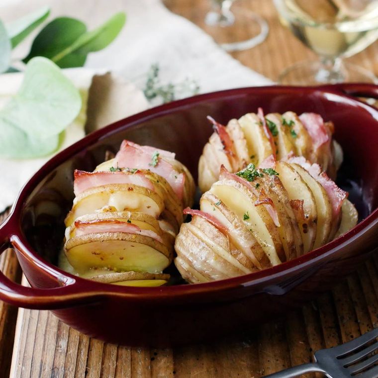 じゃがいものハッセルバックポテト