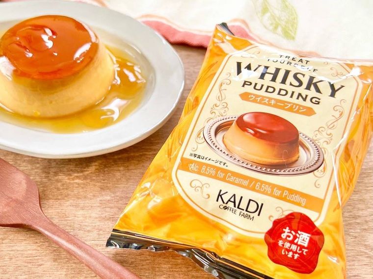あふれるとろっとろ感。カルディ「ウイスキープリン」がSNSでじわじわブームにの画像