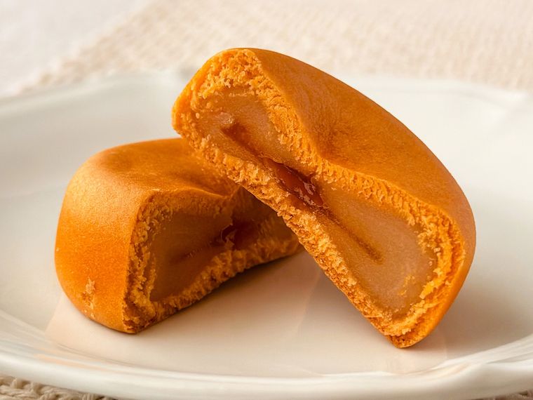 パブロベイクドクリームチーズボールの断面