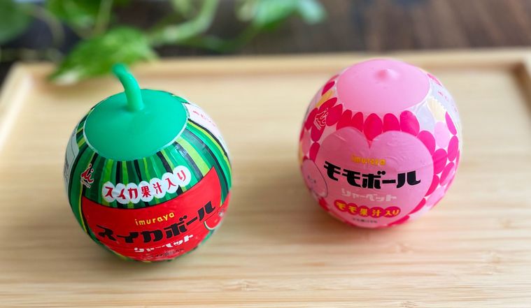 業務スーパーで購入したスイカボール・モモボール