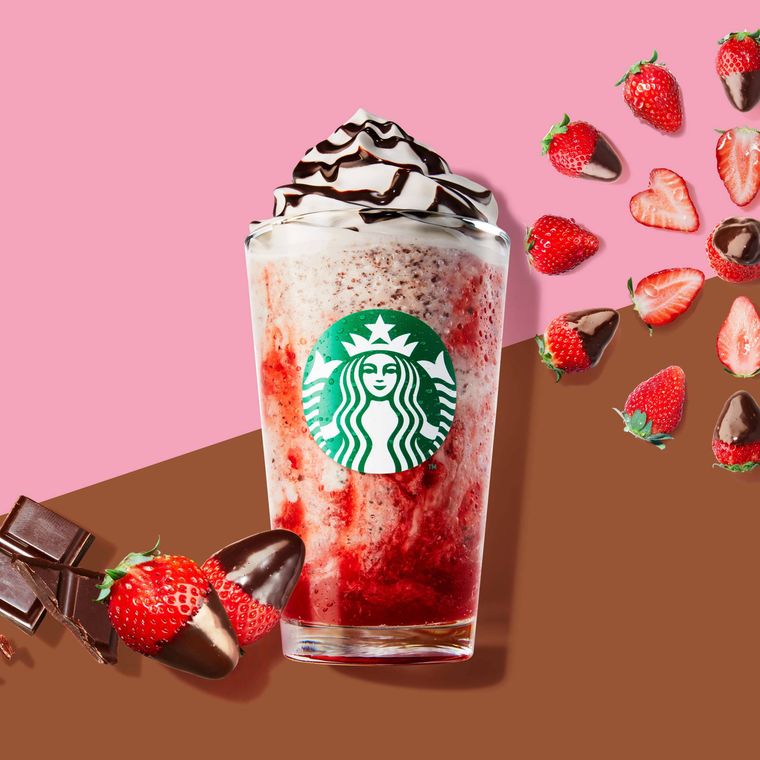 スターバックスの「スターバックス ストロベリー フラペチーノ® チョコレートver.」