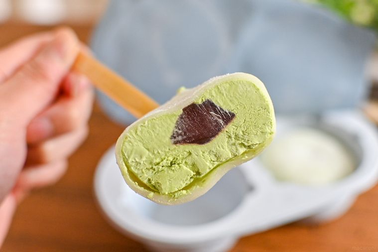 雪見だいふく×喜久福がコラボ!上品なあんの甘みと抹茶風味が贅沢な味わい【365日アイス女子】の画像