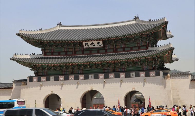 韓国ソウルの光化門