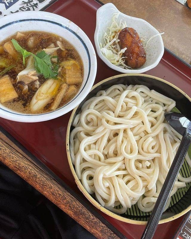 うどんと具材たっぷりのつゆ