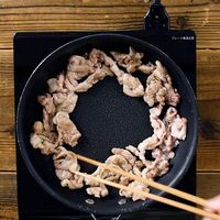 【作り方】かぼちゃと豚肉の甘辛炒め