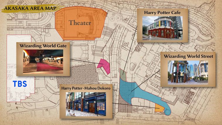 赤坂がハリー・ポッターをイメージした世界に変身!「Wizarding World Street」が登場の画像