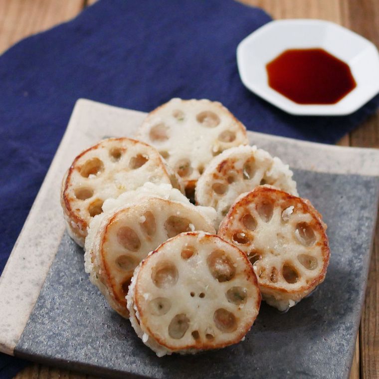 れんこんのはさみ揚げ