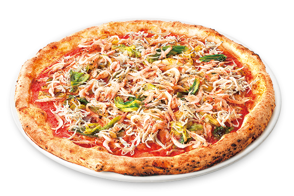 釡揚げしらすと 桜海老のピッツァ