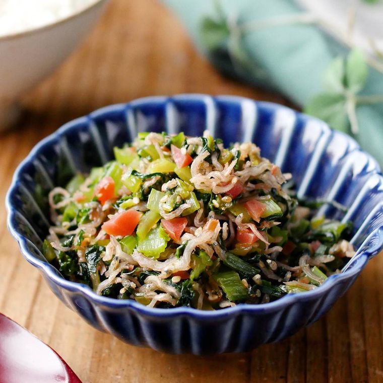 小松菜とじゃこの梅おかかふりかけ