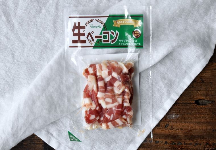 カルディ生ベーコンスライスのパッケージ