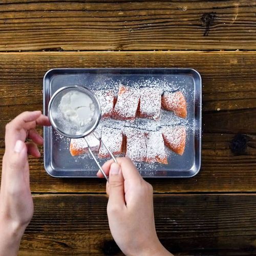 鮭とほうれん草のクリーム煮 Macaroni