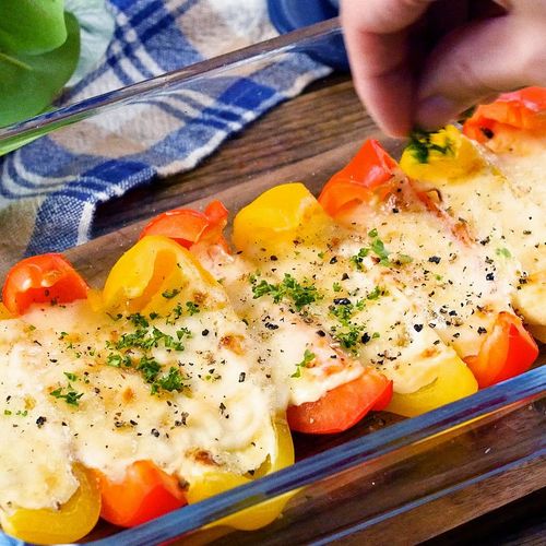 パプリカのチーズ焼き Macaroni