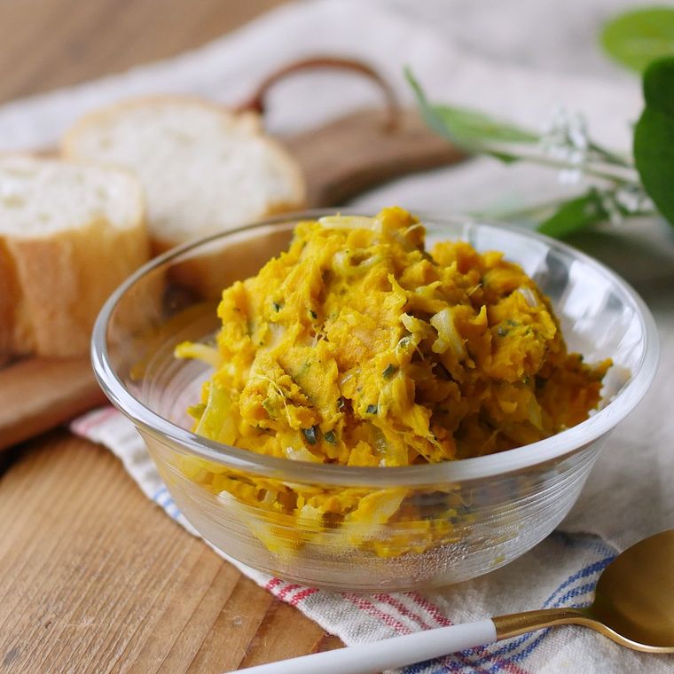 基本のかぼちゃサラダ