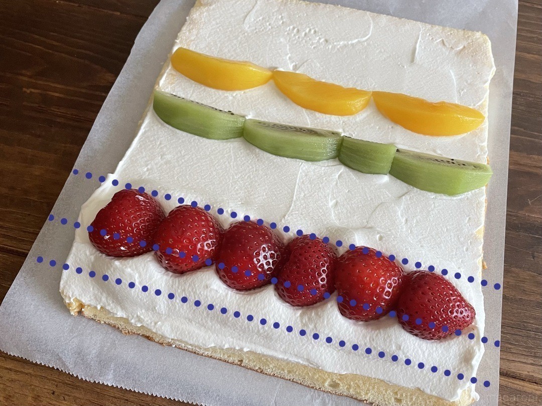 ロール ケーキ の 巻き 方