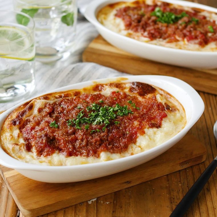 器に盛られたミートドリア