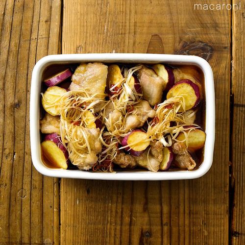 鶏肉とさつまいもの南蛮漬け Macaroni