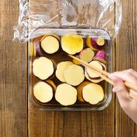 【作り方】レンジで簡単!さつまいもの甘煮