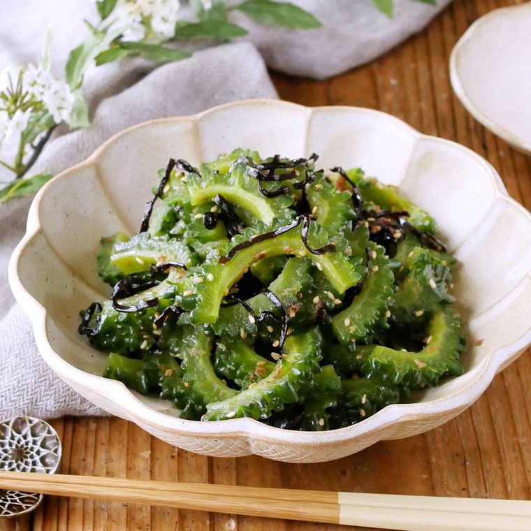 ゴーヤの塩こんぶ和え