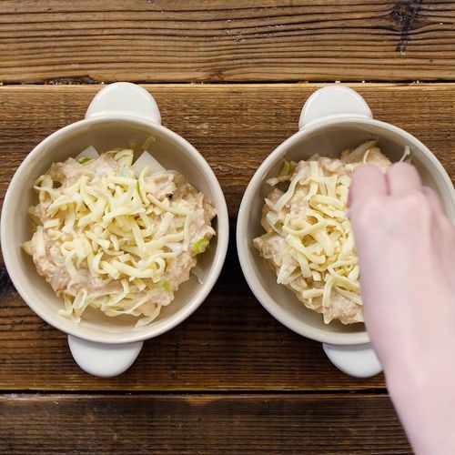 お餅の味噌チーズグラタン Macaroni