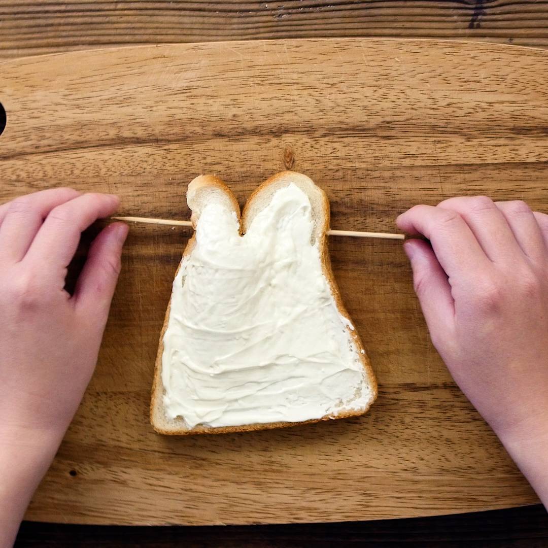 うさぎトースト - macaroni