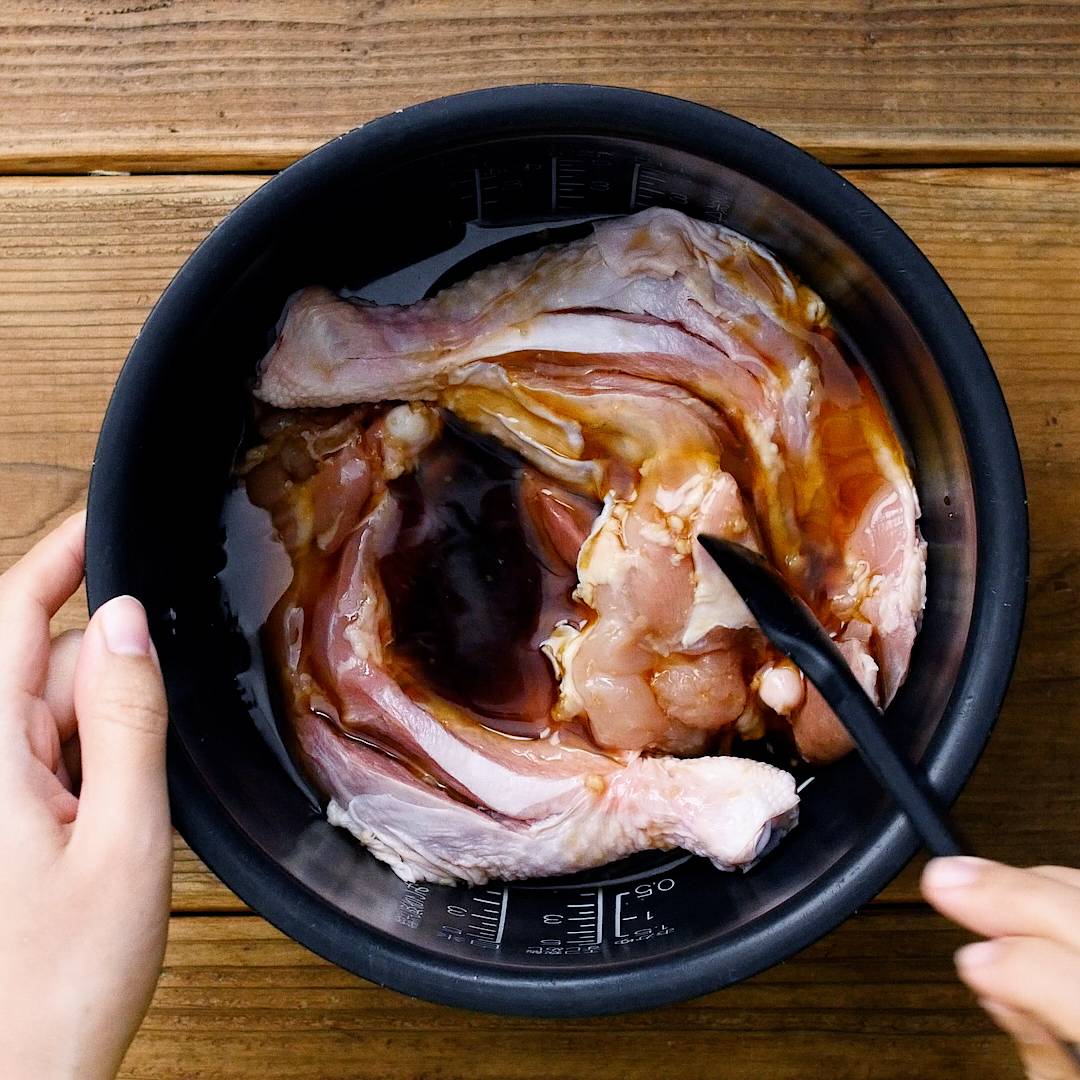 鶏 モモ 炊飯 器