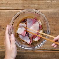 【作り方】ぶりのごまだくしょうゆ漬け丼