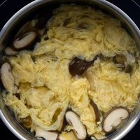 【作り方】しいたけと卵の中華スープ