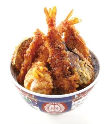 天丼が置かれている