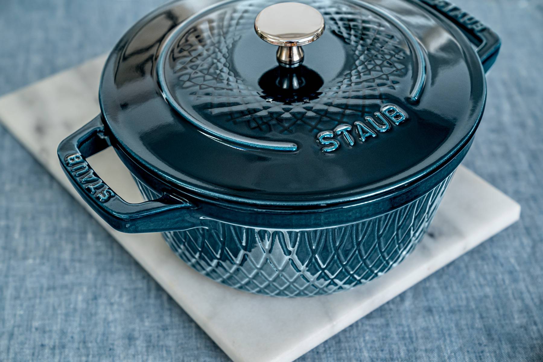 STAUB ストウブ ツイストココット ラウンド ラ・メール 20 - 調理器具